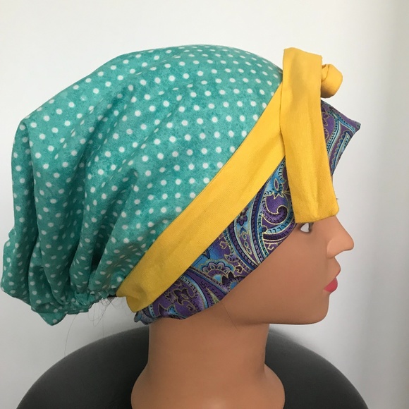 Scrub CAP/HAT *Reversible *Long Ties NWOT - Picture 2 of 15